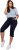 Ulla Popken Roll Tab Hem Stretch Cargo Pants Navy - Blugi & Pantaloni pentru Femei Mărimi Mari – Plus Size - 