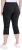 Ulla Popken Bengaline Elastic Waist Stretch Capri Pants Black - Blugi & Pantaloni pentru Femei Mărimi Mari – Plus Size - 