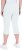 Ulla Popken Bengaline Elastic Waist Stretch Capri Pants Snow White - Blugi & Pantaloni pentru Femei Mărimi Mari – Plus Size - 