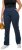 Ulla Popken Straight Leg Elastic Waist Mandy Fit Stretch Jeans Denim Blue - Blugi & Pantaloni pentru Femei Mărimi Mari – Plus Size - 