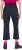 Ulla Popken Functional Sport Quick Dry Stretch Crop Pants Navy Blue - Blugi & Pantaloni pentru Femei Mărimi Mari – Plus Size - 