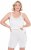 Ulla Popken Lace Hem Stretch Viscose Knit Bicycle Length Lounge Shorts White - Blugi & Pantaloni pentru Femei Mărimi Mari – Plus Size - 