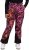 Ulla Popken Hyprar Rose Print Fully Lined Ski Pants Orange - Blugi & Pantaloni pentru Femei Mărimi Mari – Plus Size - 