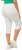 Ulla Popken Basic Capri Sarah Fit Jeans Snow White - Blugi & Pantaloni pentru Femei Mărimi Mari – Plus Size - 