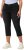 Ulla Popken Cropped Stretch Blend Mony Jeans Black - Blugi & Pantaloni pentru Femei Mărimi Mari – Plus Size - 