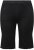 Ulla Popken Frayed Hemline Elastic Waistband Bermuda Shorts Black - Blugi & Pantaloni pentru Femei Mărimi Mari – Plus Size - 