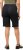 Ulla Popken Frayed Hemline Elastic Waistband Bermuda Shorts Black - Blugi & Pantaloni pentru Femei Mărimi Mari – Plus Size - 