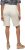 Ulla Popken Frayed Hemline Elastic Waistband Bermuda Shorts White - Blugi & Pantaloni pentru Femei Mărimi Mari – Plus Size - 