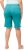 Ulla Popken Frayed Hemline Elastic Waistband Bermuda Shorts Bright Turquoise - Blugi & Pantaloni pentru Femei Mărimi Mari – Plus Size - 