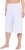 Ulla Popken Wide Leg Flared Bermuda Shorts White - Blugi & Pantaloni pentru Femei Mărimi Mari – Plus Size - 