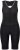 Ulla Popken Padded Cycling Zip Front Bodysuit Black - Blugi & Pantaloni pentru Femei Mărimi Mari – Plus Size - 