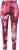 Ulla Popken Abstract Print Ski Leggings Red - Blugi & Pantaloni pentru Femei Mărimi Mari – Plus Size - 