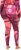 Ulla Popken Abstract Print Ski Leggings Red - Blugi & Pantaloni pentru Femei Mărimi Mari – Plus Size - 