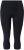 Ulla Popken Cropped Sports Leggings Black - Blugi & Pantaloni pentru Femei Mărimi Mari – Plus Size - 