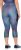 Ulla Popken Quick Dry Cropped Geometric Print Leggings Grey - Blugi & Pantaloni pentru Femei Mărimi Mari – Plus Size - 