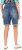 Ulla Popken Palm Print Denim Bermuda Shorts Blue Denim - Blugi & Pantaloni pentru Femei Mărimi Mari – Plus Size - 