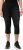Ulla Popken Sienna Stretch Denim Capris Black - Blugi & Pantaloni pentru Femei Mărimi Mari – Plus Size - 