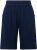 Ulla Popken Muslin Elastic Waist Wide Leg Shorts Blue - Blugi & Pantaloni pentru Femei Mărimi Mari – Plus Size - 