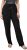 Ulla Popken Speckled Crepe Pull On Pants Black - Blugi & Pantaloni pentru Femei Mărimi Mari – Plus Size - 
