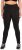 Ulla Popken Straight Leg Quick Drying Leggings Black - Blugi & Pantaloni pentru Femei Mărimi Mari – Plus Size - 