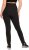 Ulla Popken Straight Leg Quick Drying Leggings Black - Blugi & Pantaloni pentru Femei Mărimi Mari – Plus Size - 