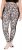 Ulla Popken Leopard Print Quick Drying Leggings Black - Blugi & Pantaloni pentru Femei Mărimi Mari – Plus Size - 