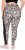 Ulla Popken Leopard Print Quick Drying Leggings Black - Blugi & Pantaloni pentru Femei Mărimi Mari – Plus Size - 