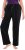 Ulla Popken Fleece Loungewear Pants Black - Blugi & Pantaloni pentru Femei Mărimi Mari – Plus Size - 