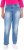 Ulla Popken Tapered Leg Lightly Distressed Jeans Blue Denim - Blugi & Pantaloni pentru Femei Mărimi Mari – Plus Size - 