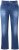 Ulla Popken Tapered Leg Lightly Distressed Jeans Denim Blue - Blugi & Pantaloni pentru Femei Mărimi Mari – Plus Size - 
