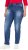 Ulla Popken Tapered Leg Lightly Distressed Jeans Denim Blue - Blugi & Pantaloni pentru Femei Mărimi Mari – Plus Size - 