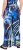 Ulla Popken Blue Stroke Wide Leg Palazzo Pants - Blugi & Pantaloni pentru Femei Mărimi Mari – Plus Size - 