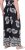 Ulla Popken Fossil Print Elastic Waist Palazzo Pants Black - Blugi & Pantaloni pentru Femei Mărimi Mari – Plus Size - 