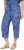 Ulla Popken Italy Print Elastic Waist Culottes Blue - Blugi & Pantaloni pentru Femei Mărimi Mari – Plus Size - 