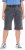 Ulla Popken Indigo Dyed Elastic Waist Jersey Shorts Black - Blugi & Pantaloni pentru Femei Mărimi Mari – Plus Size - 