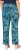 Ulla Popken Tropical Leaf Print Elastic Waist Pants Blue - Blugi & Pantaloni pentru Femei Mărimi Mari – Plus Size - 