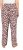 Ulla Popken Leopard Print Elastic Waist Pants White - Blugi & Pantaloni pentru Femei Mărimi Mari – Plus Size - 