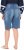 Ulla Popken Denim Wide Leg Elastic Waist Bermuda Shorts Blue Denim - Blugi & Pantaloni pentru Femei Mărimi Mari – Plus Size - 