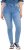 Ulla Popken Drawstring Jeggings Blue Denim - Blugi & Pantaloni pentru Femei Mărimi Mari – Plus Size - 