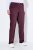 Ulla Popken Thermal Stretch Fit Mony Pants Aubergine - Blugi & Pantaloni pentru Femei Mărimi Mari – Plus Size - 