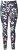 Ulla Popken Leopard Print Quick Drying Leggings Black - Blugi & Pantaloni pentru Femei Mărimi Mari – Plus Size - 