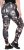 Ulla Popken Abstract Print Quick Dry Sports Leggings Black - Blugi & Pantaloni pentru Femei Mărimi Mari – Plus Size - 