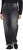 Ulla Popken Rivet Studded Stretch Fit Jeans Black - Blugi & Pantaloni pentru Femei Mărimi Mari – Plus Size - 