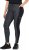 Ulla Popken Quick Drying Leopard Print Sport Leggings Black - Blugi & Pantaloni pentru Femei Mărimi Mari – Plus Size - 