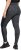 Ulla Popken Quick Drying Leopard Print Sport Leggings Black - Blugi & Pantaloni pentru Femei Mărimi Mari – Plus Size - 