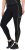 Ulla Popken Neon Seam Quick Drying Performance Leggings Black - Blugi & Pantaloni pentru Femei Mărimi Mari – Plus Size - 