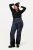 Ulla Popken Functional Ski Trousers Waterproof Velcro Closure Navy - Haine de schi - 