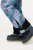 Ulla Popken Functional Ski Trousers Waterproof Shaped Knees Velcro Closure Mineral Blue - Haine de schi - 