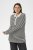 Kaffe Curve Miana Long Sleeve Polo Chalk with Black Stripe - Tricouri polo - 