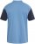 North Latitude 61131 Tricou Polo Pique cu Mâneci Contrast și Broderie Albastru - Tricouri polo - Tricouri Polo Bărbați Mărimi Mari